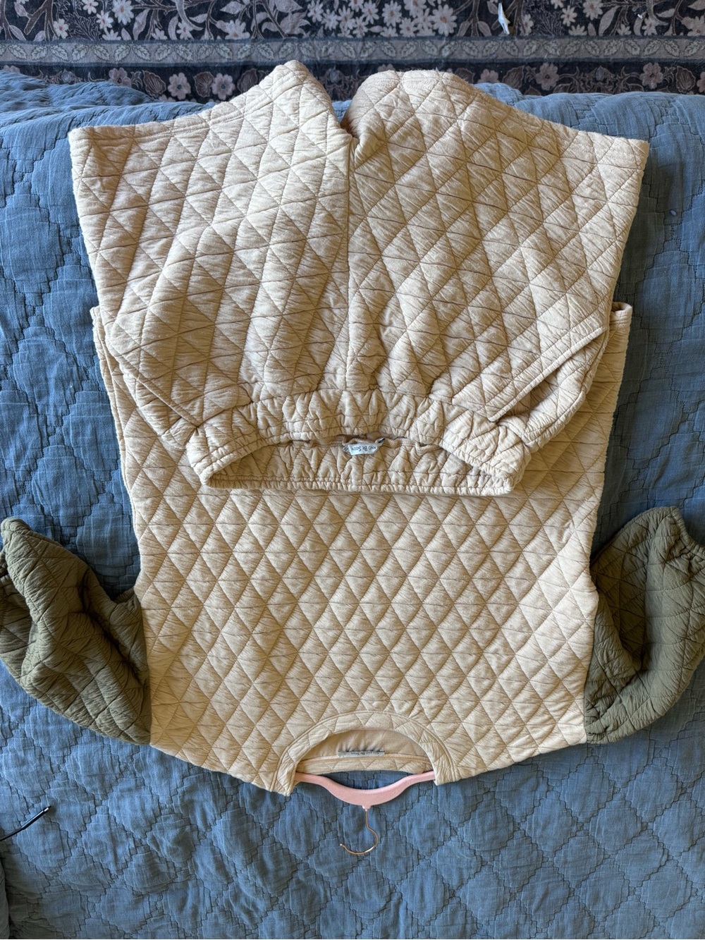See and be Seen Quilted set in Light Beige